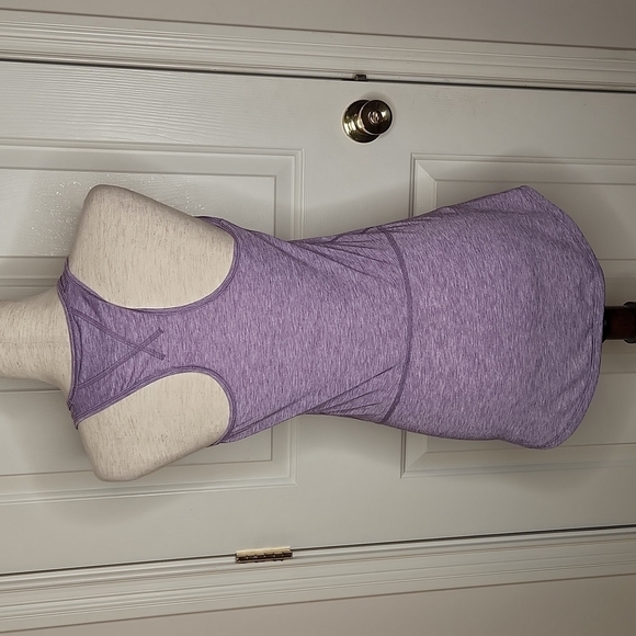 LUCY tech heathered purple tank top size S - Picture 2 of 10